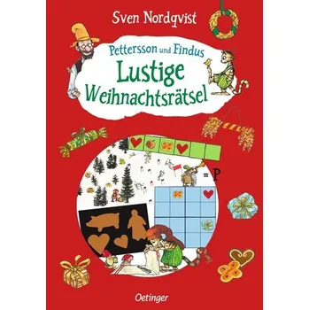 První čtění Pettersson und Findus. Lustige Weihnachtsrätsel - Nordqvist, Sven