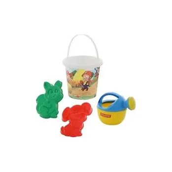 Hračka na písek Sada na písek č. 316: Kbelíček IML, formičky (veverka /+1