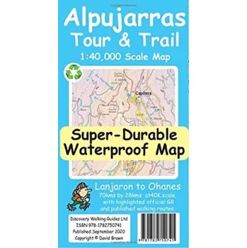 Encyklopedie Alpujarras Tour & Trail Map - Brawn, David