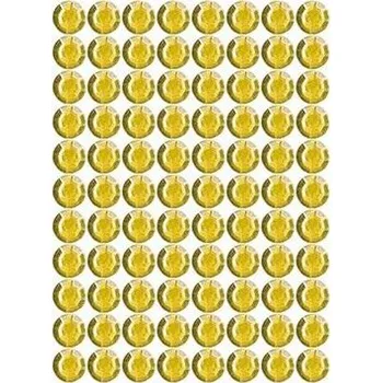 Set školních potřeb Dżety samoprzylepne złote 4mm 240szt