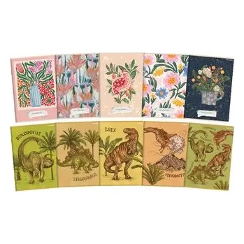 Set školních potřeb Zeszyt A5/60K kratka Dino/Spring (10szt)