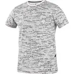 Tričko CXS DARREN, krátký rukáv, potisk CXS logo, bílé, vel. XL