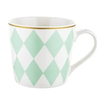 HRNEK GEOMETRIC ROMBY ZELENÁ 400ML