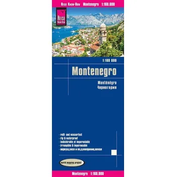 Reise Know-How Landkarte Montenegro 1:160.000 - Peter Rump, Reise Know-How Verlag