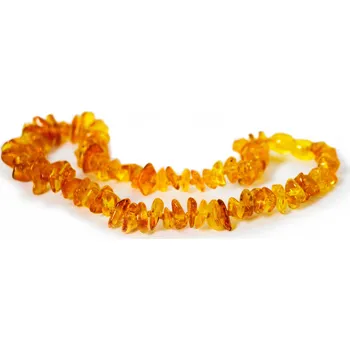 Dětské navlékací korálky Jantarové korálky pro děti medové