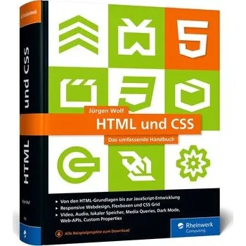 HTML und CSS - Wolf, Jürgen [DE] (2023, Firma, Rheinwerk Verlag GmbH)