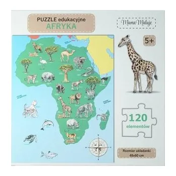 Puzzle Puzzle edukacyjne Afryka 120el