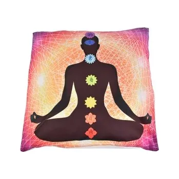 Povlak na polštář Oranžový meditace