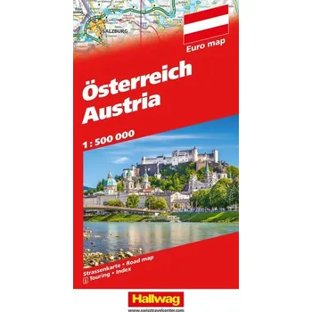Österreich Strassenkarte 1:500 000. LZ bis 2026