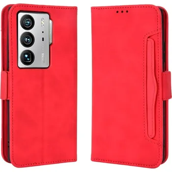 Pouzdro na tablet VSECHNONAMOBIL 69619 SLOT Peněženkový obal pro ZTE Axon 40 Ultra červený