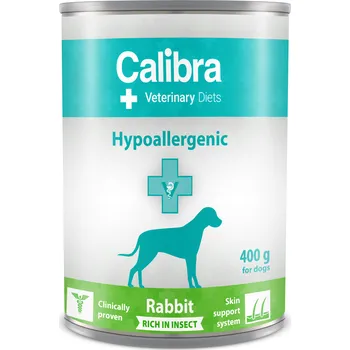 Calibra VD Dog konz. Hypoallergenic Rabbit&Insect 400g (při odběru min. 12 ks)