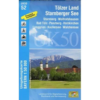 Tölzer Land - Starnberger See 1 : 50 000 (UK50-52)