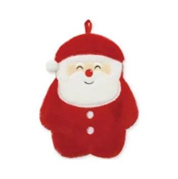 Vánoce Termofor s plyšovým obalem 1l- Vánoční Santa