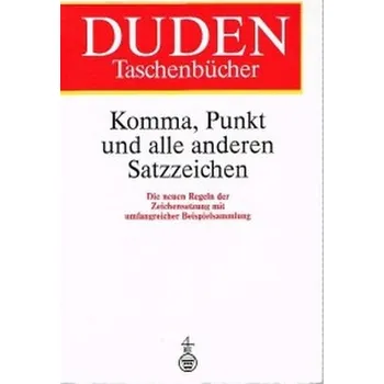 Duden Komma Punkt und alle anderen Satzzeichen - brak danych