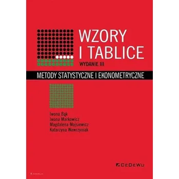 Wzory i tablice.. Metody statystyczne i.. w.3 - Iwona Bąk, Katarzyna Cheba