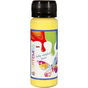 Výtvarná barva ARTEMISS Hobby acrylová barva Odstín: žlutá 002