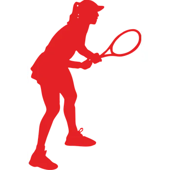 ON-DESIGN Potisk TENISTKA Barva: červená, Velikost motivu: A5