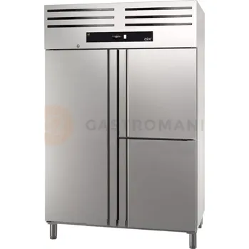 Mrazící skříň 1400 l GN 2/1, třídveřová, 1318x842x2040 mm, Green Line | ASBER, GCNZ-1403