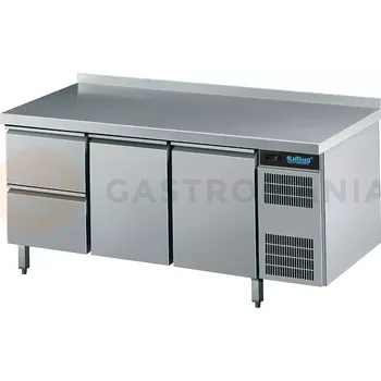 Chladící stůl 2 zásuvky a 2 dveře 420 l, 1725x700x850 mm | RILLING, AKT EK731 1601-2/1/1