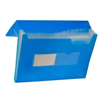 Set školních potřeb Teczka harmonijkowa z gumką nar. A4 nieb. BT621-N