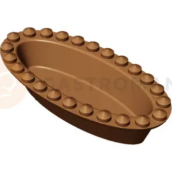 Čokoládová tyčinka Vložka - forma pro zařízení COOKMATIC a COOKMATIC SPECIAL pro 30 kusů o rozměrech 67x33x18 mm, ovál | PAVONI, PIASTRAE