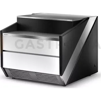 Výdejník vody Pokladní pult nechlazený, rovný s deskou z nerezové oceli "řez" 1000x1200x900 mm | RAPA, LK-SiX