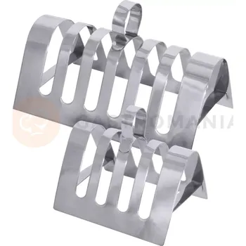 Nerezový dřez Stojan z nerezové oceli na 4 toasty 80x140x80 mm | CONTACTO, 34/004