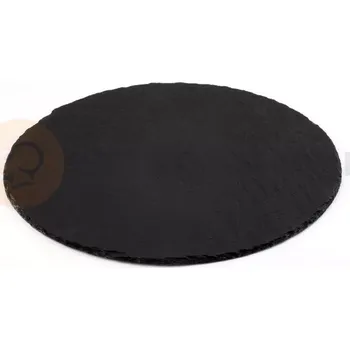 Tác kulatý na servírování z břidlicového kamene ø 380 mm | APS, 00999