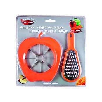 Struhadlo APPLE & PEAR Kráječ na jablka + struhadlo s miskou, nerez.