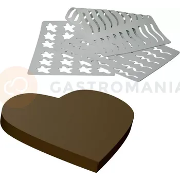 Čokoláda Silikonová forma na čokoládové dekorace, 390x290 mm - CHASIL3 | MARTELLATO, CHASIL3