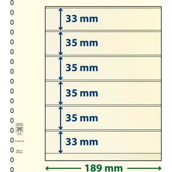 Obal pro sběratelský předmět Lindner 802606 - 6 kapes (33 mm) Velikost balení: 10 ks
