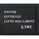 Tabulka menu v dřevěném rámu v černé barvě 400x300 mm | CONTACTO, 7680/040