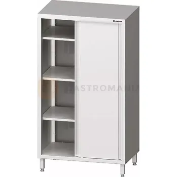 Skříň nerezová s posuvnými dvířky 800x600x1800 mm | STALGAST, 981606080