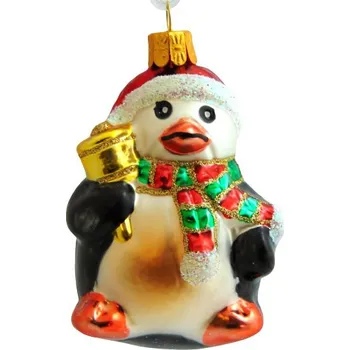 Vánoční ozdoba Vánoční ozdoba Tučňák 3357 se zvonkem
