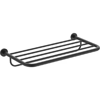 Držák na ručník Ideal Standard IOM - Polička s držákem ručníků, délka 57 cm, hedvábná černá A9106XG