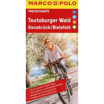 MARCO POLO Freizeitkarte Teutoburger Wald, Osnabrück, Bielefeld 1:100 000 [DE] (2020, Mapový list, MairDuMont)