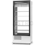 Chladící skříň oboustranně prosklenná s křídlovými dveřmi, zámek dveří ze strany zákazníka, dolní agregát, ventilátor, 4 kl., nerezové opláštění a vnitřek, 725x720x2000 mm | RAPA, SCh - 2S 725