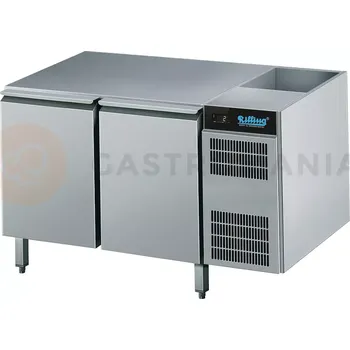 Mrazící stůl 2dvéřový 270 l, bez pracovní desky, 1246x675x800 mm | RILLING, ATK EK721 1600