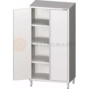 Skříň nerezová s dvěma křídlovými dvířky 900x600x2000 mm | STALGAST, 981536090