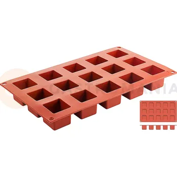 Kuchyňská sůl Silikonová forma na pečení, kostky s rozměrem 35x35 mm | CONTACTO, 6644/035