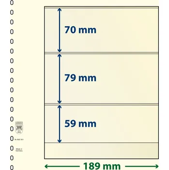 Obal pro sběratelský předmět Lindner 802301 - 3 kapsy (59 mm) Velikost balení: 1 ks