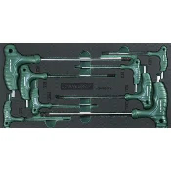 Nářadí pro automobil Modul pěnový - klíče Imbus s kuličkou a T rukojetí, H2 - H10, 8 ks - JONNESWAY H10MB08KV