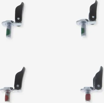 Příslušenství na snowboard DREAMSCAPE 4 šroubky ke strapu snowboardového vázání ČERNÁ