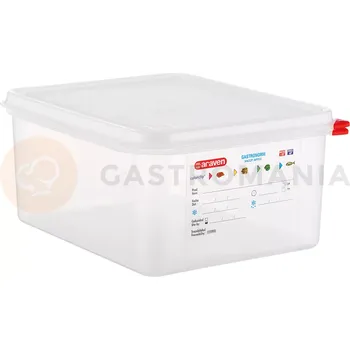 Gastro oděv Gastronádoba GN 1/2 150 mm z polypropylénu s víkem | ARAVEN, 162155