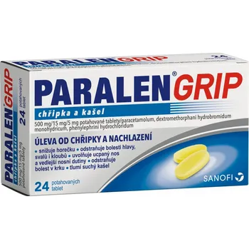 Lék na bolest, zánět a horečku Paralen Grip Chřipka a kašel
