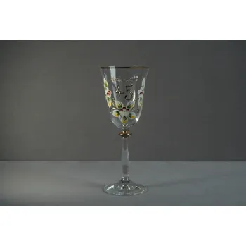 Sklenice Jubilejní sklenice na víno Angela 45 let (250ml čirá)