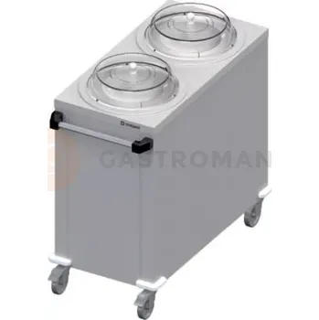 Výdejník vody Zásobník na talíře, mobilní, 1000x510x880 mm | STALGAST, ST 246