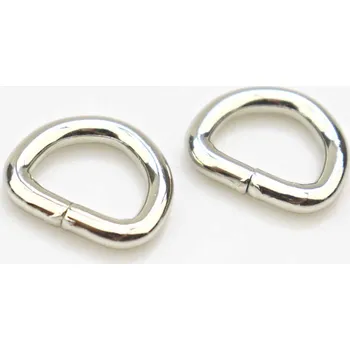 Pro Háčkování Polokroužek 17x13 mm nikl