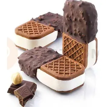 Výroba svíčky Forma na výrobu zmrzlinových mini sendvičů | SILIKOMART, Bisc05M