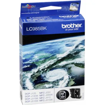 Počítačové příslušenství Inkoustová cartridge Brother DCP-J315W, LC-985BK, black, originál